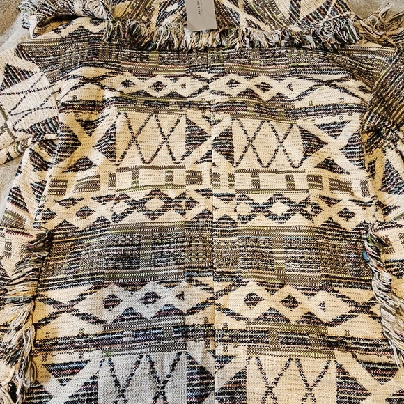 Zara Jacquard Fringe Coatigan (See Measurements for fit.) - Picture 9 of 15